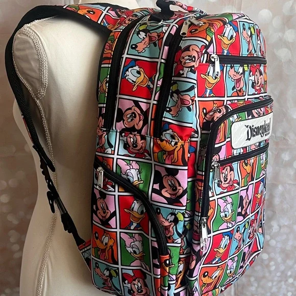 Disney | Bags | Disney Multicolor Character Backpack | Poshmark display picture 1